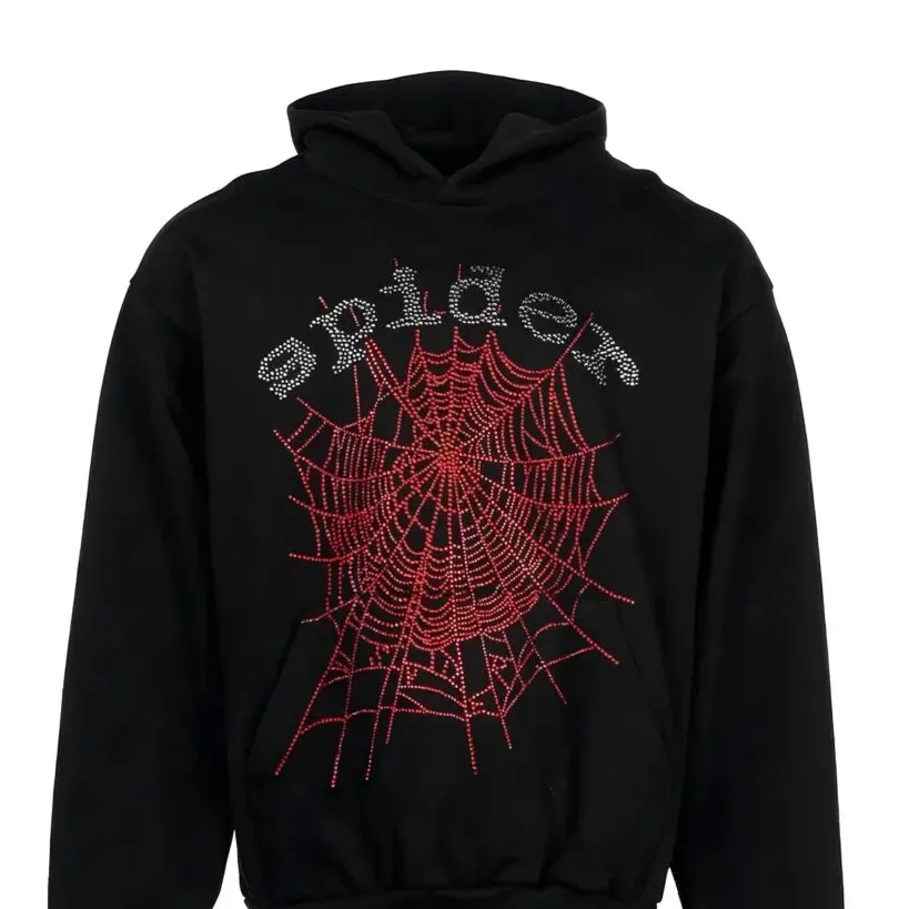 Spider Rhinestone  Hoodie